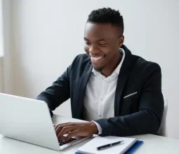 This image features an expert at Pearl Lemon Sales, working on sales strategy.